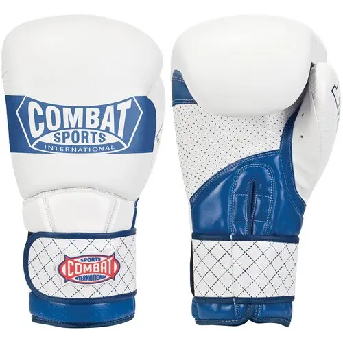 

Stylish 18 oz White Tech™ Premium Boxing Sparring Gloves - Quality and Comfort For Pro Athletic Training.