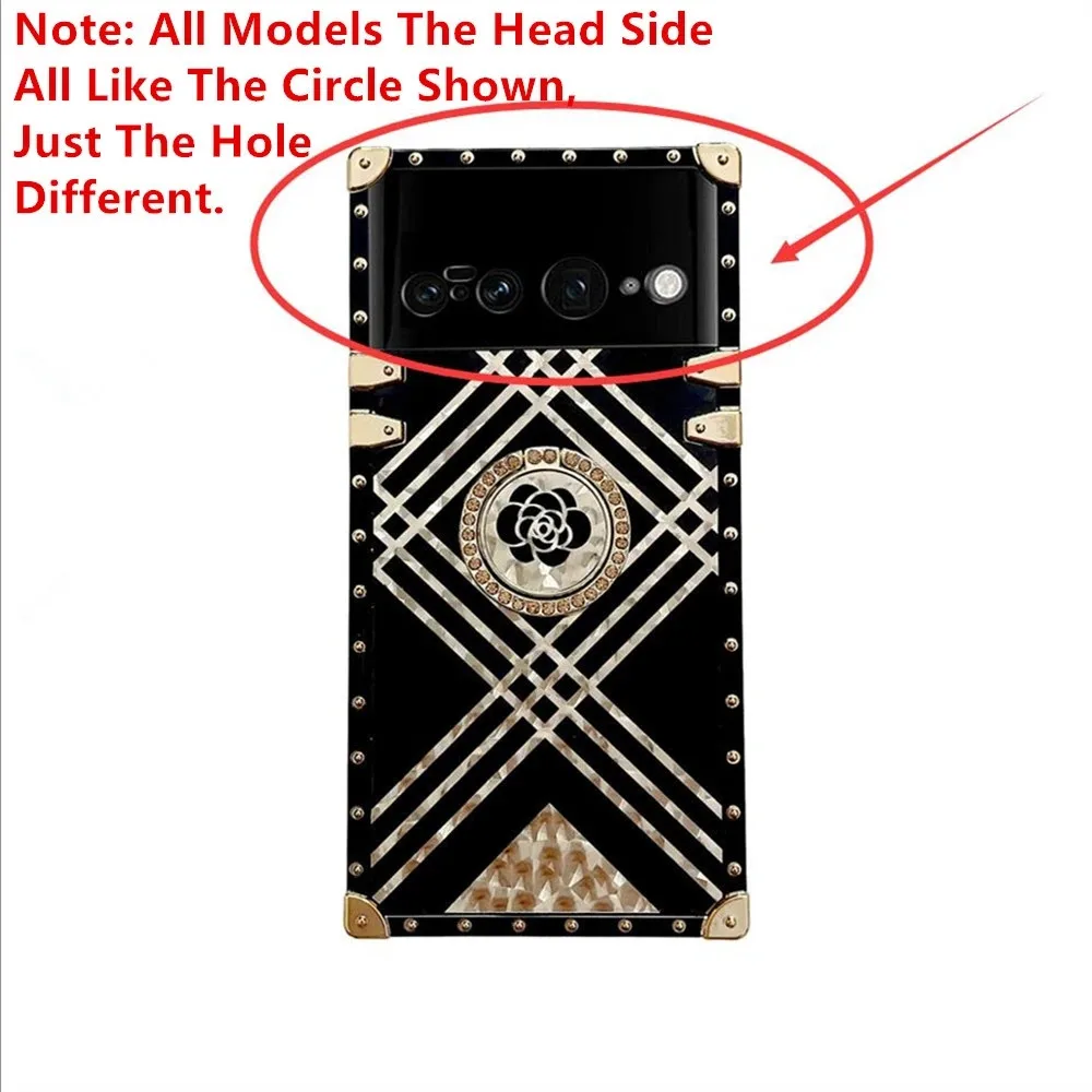 Чехол для Google Pixel 7 роскошный кожаный чехол с леопардовым принтом и держателем на