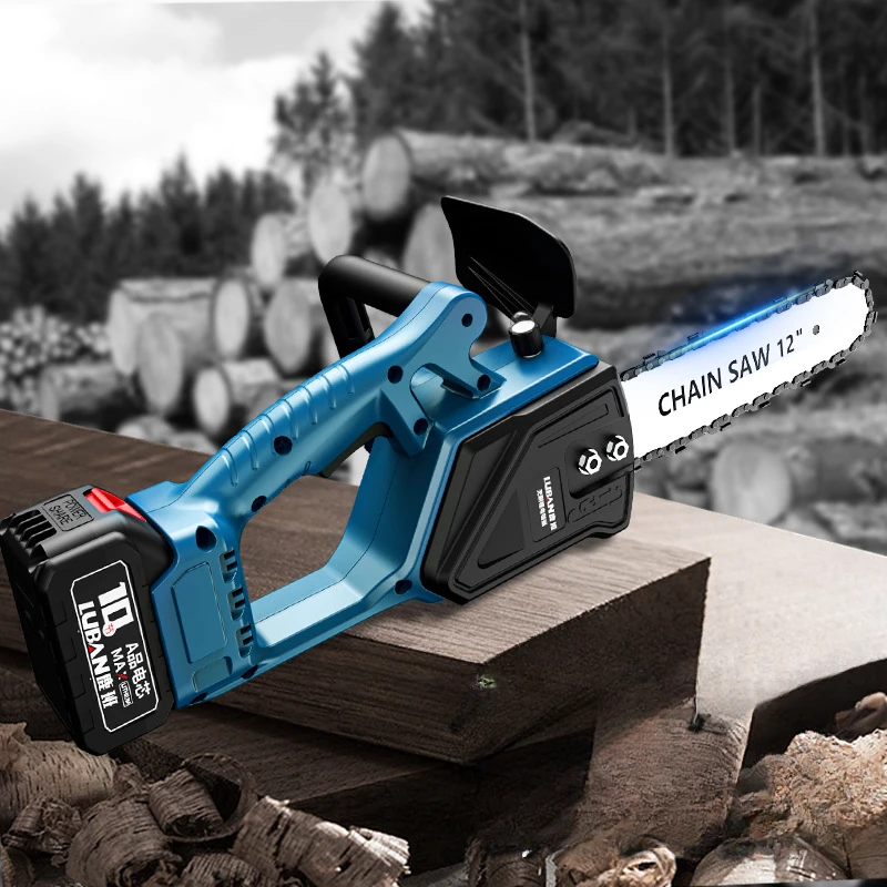 12-дюймовая бесщеточная литиевая цепная пила высокой мощности для дома и улицы