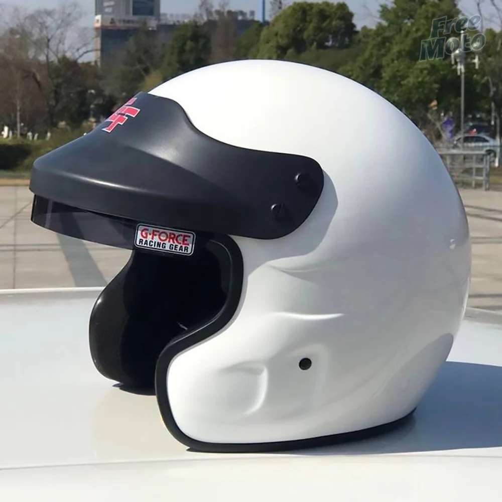 

Motorcycle Helmet & Car Rally Racing Professional Helmets FIBERGLASS+EPS Safety FIA Certification SNELL SA2015 Moto Casco