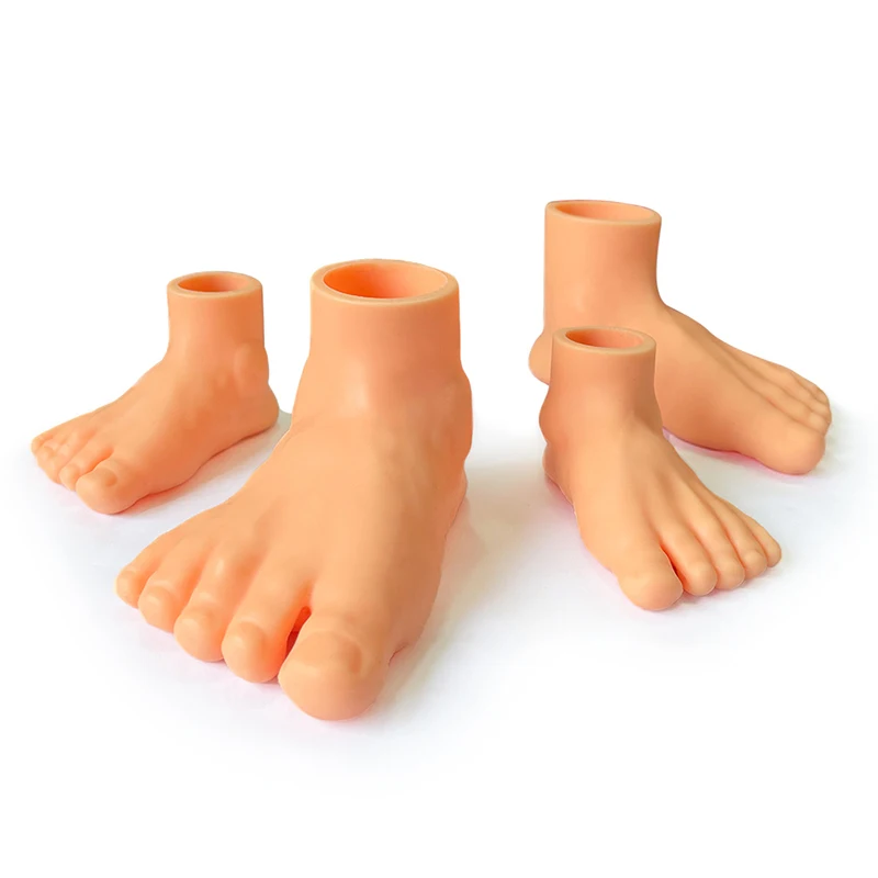 1 пара креативных милых крошечных кукол на ногах забавные маленькие пальцы ног