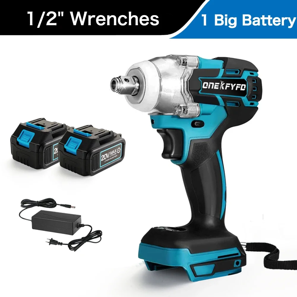 

Электрический ударный гайковерт ONEKFYFD 2 в 1 350 Нм для аккумулятора Makita 18 В