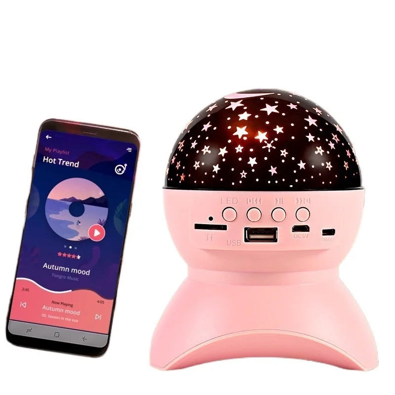 

Seven lights USB flash light charging small wireless bluetooth stereo speakers card two speakers creative small night lights