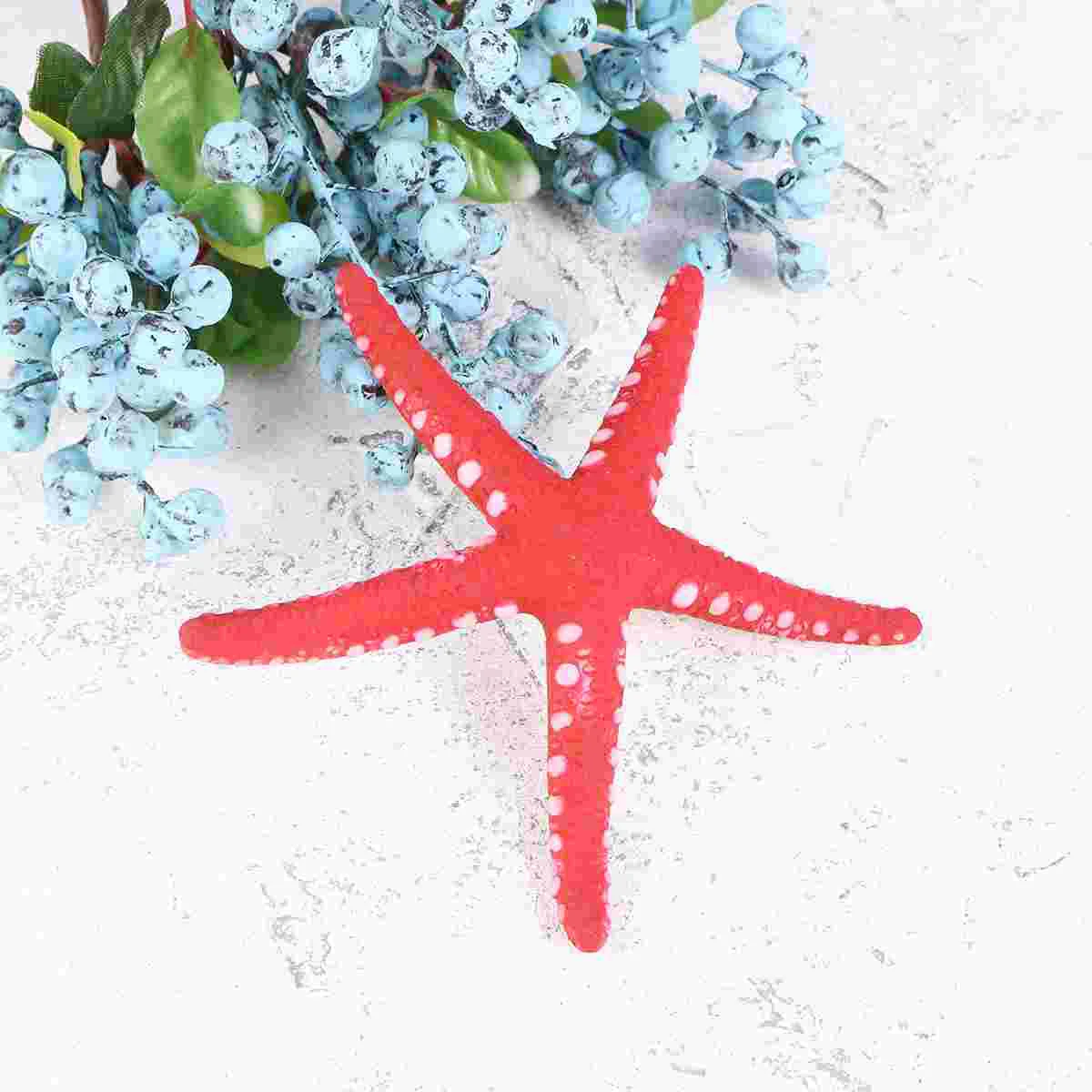 

Fish Tank Artificial Star Ornament Aquarium Vivid Landscape Decor Luminous Star (Red)