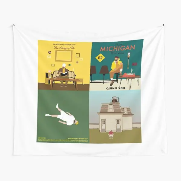 

Quinn Xcii Poster Tapestry Bedroom Travel Decor Blanket Towel Room Home Decoration Living Printed Mat Wall Beautiful Art
