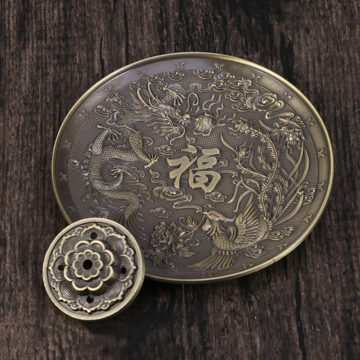 

Aroma Furnace Burner Aromatherapy Round Line Lotus Aromatherapy Fragrant Burner