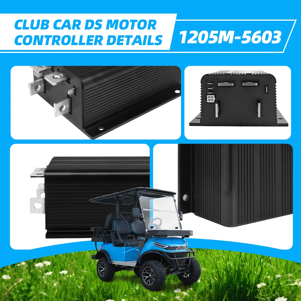 Фото Контроллер двигателя 36В 500А 1205M-5603 для гольф-кара Curtis Club Car DS 1980-1995 №4