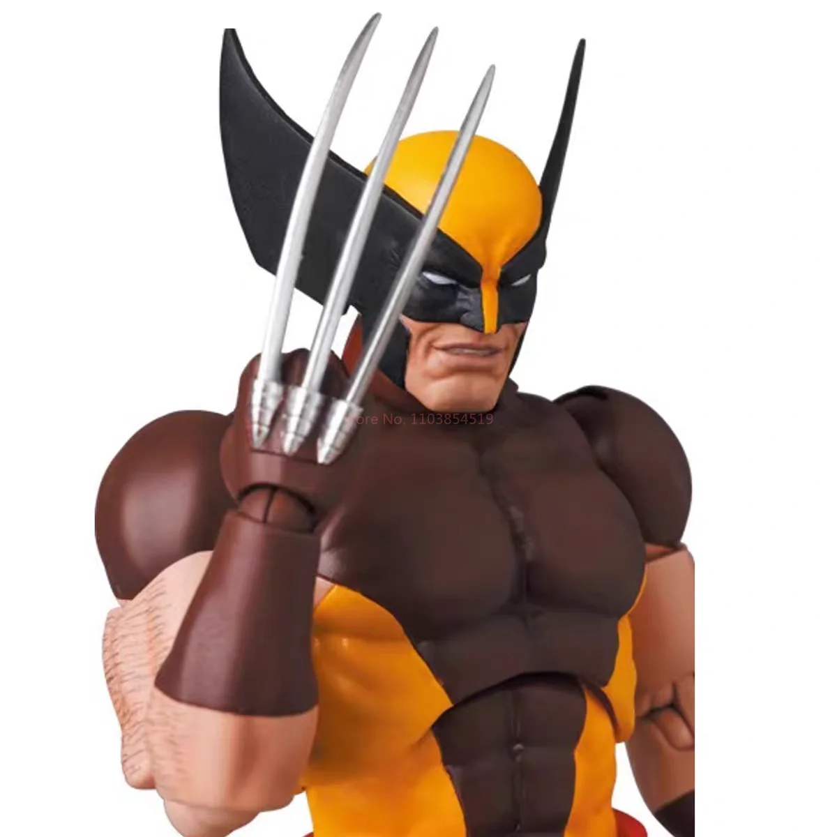 CT Toy Wolverine Mafex 138 Манга Коричневый костюм Росомаха Логан X-Men Экшн-кукла Shf Аниме