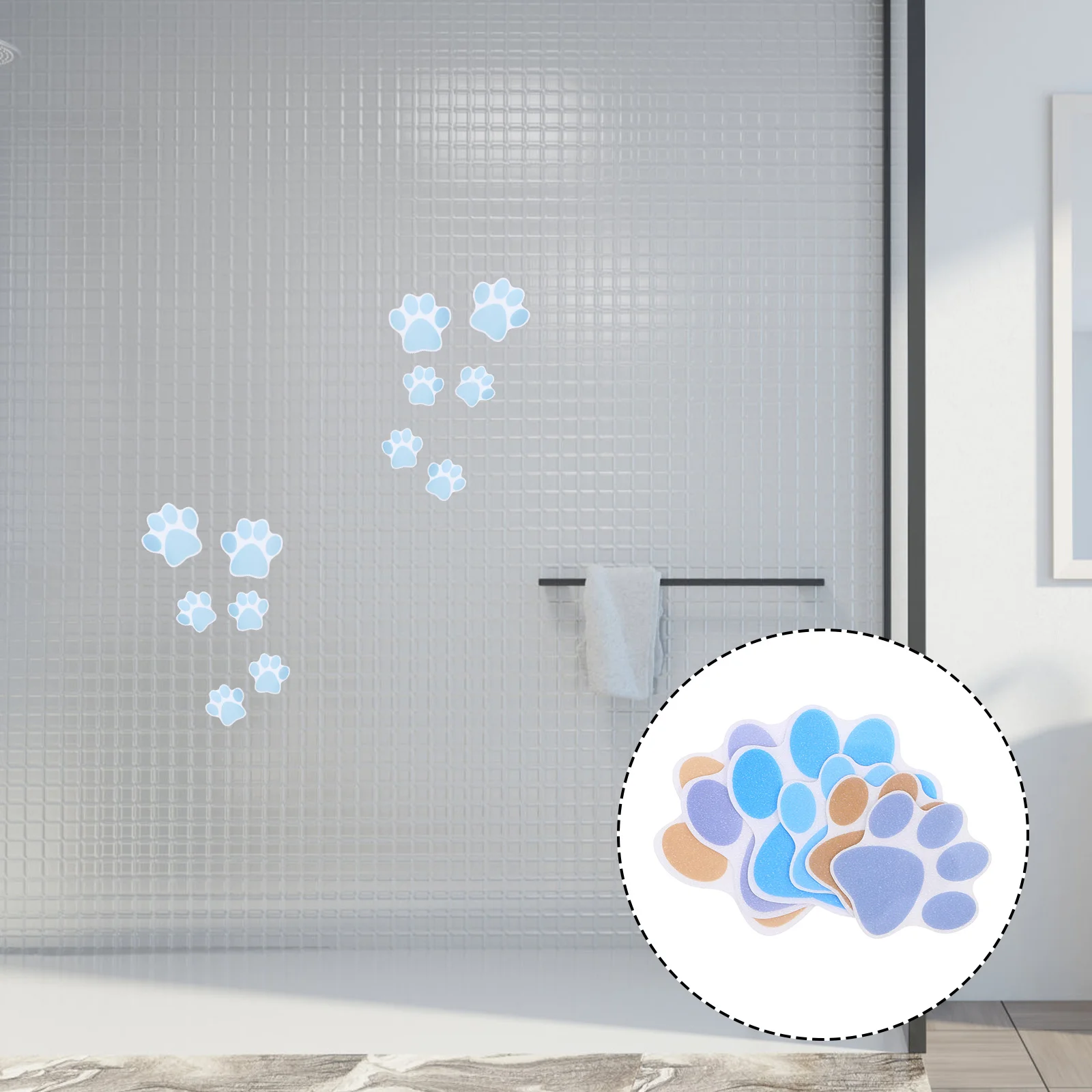 

Tape Treads Bathtub Safety Tub Stair Gripnon Sticker Shower Tread Bath Appliques Anti Skid Step Traction Paw