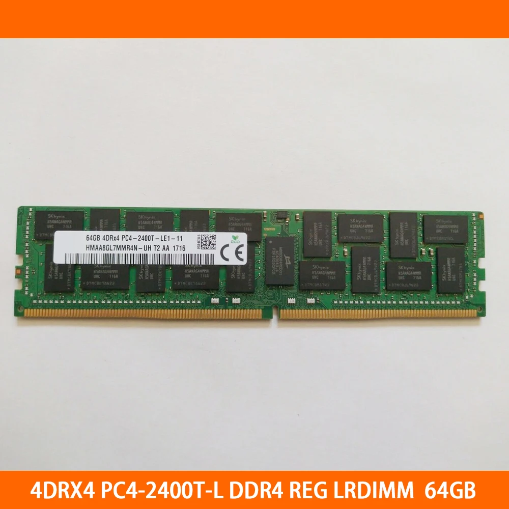 RAM 64G 64GB 4DRX4 PC4-2400T-L DDR4 2400 REG LRDIMM Server Memory High Quality Fast Ship