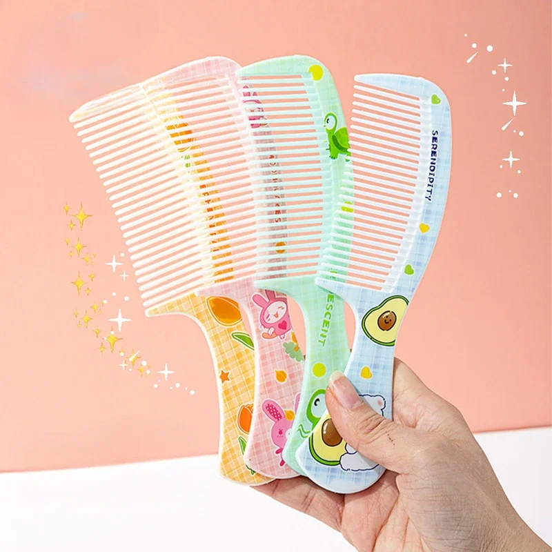 1 шт. детская парикмахерская расческа с фруктами антистатическая дикой ручкой