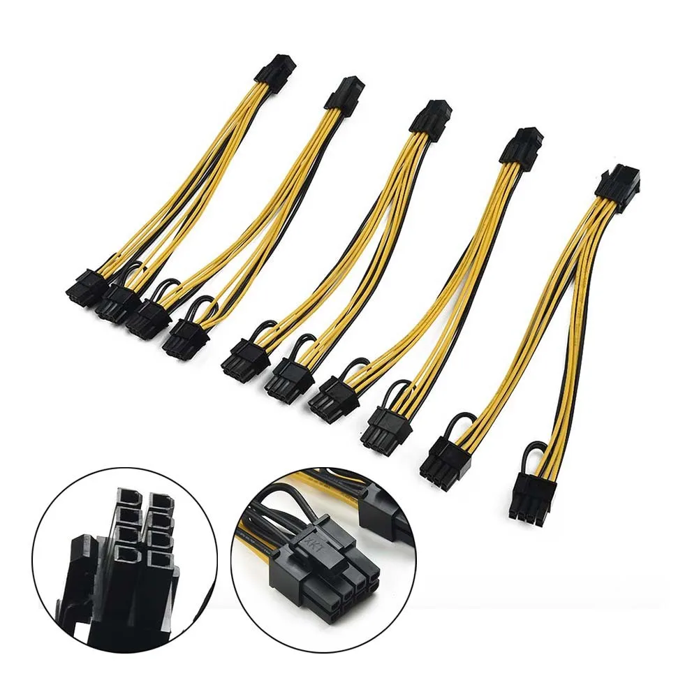 

5 шт., удлинитель для видеокарты, 22 см, 18AWG