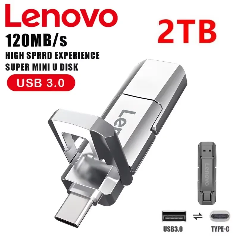 Lenovo металлический флэш-накопитель USB 3 0 16 Тб 8 ТБ