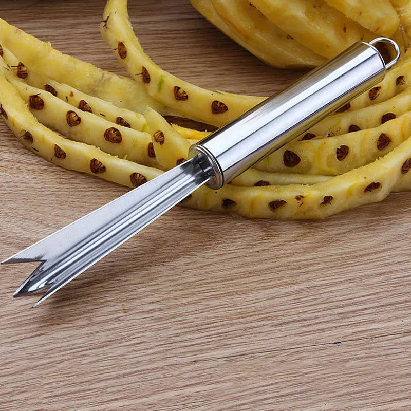 Нож из нержавеющей стали для ананаса нескользящая Овощечистка ананасов Легкая