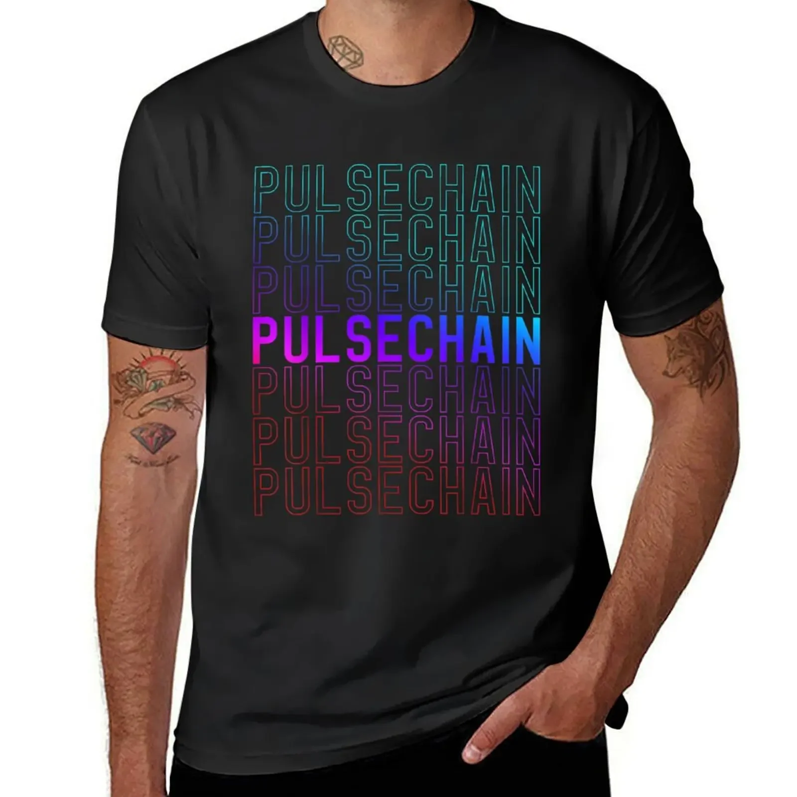 PulseChain - Crypto HEX Cryptocurrency PLS Sacrifice It All T-Shirt funny costumes Personalized t-shirt men clothings