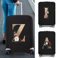 luggage protective cover travel suitcase case elastic dust luggage cover for 18 28inch english letter printed travel accessorie