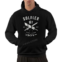 soldier final fantasy video game hoodie sweatshirt harajuku streetwear 100 cotton graphics hoodie