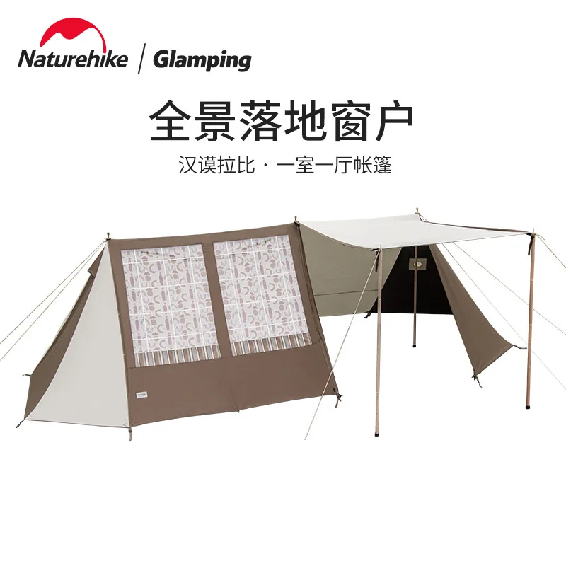 

Naturehike Outdoor Camping One Room One Hall Tent with Window Multiple Forms Tent 3 Persons Outdoor Picnic Camping Tent