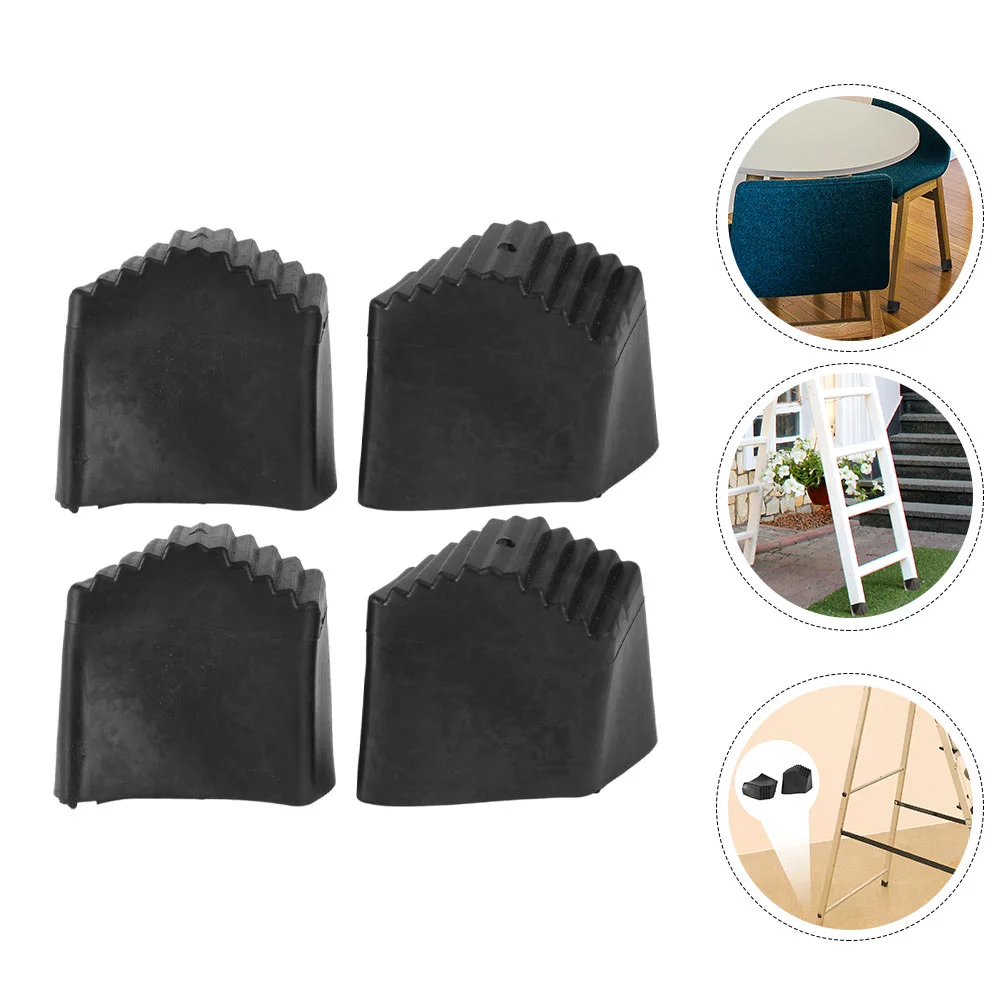 

4Pcs Rubber Ladder Feet Covers Step Ladder Feet Pads Foldable Ladder Feet Cover Ladder Feet Protectors Rubber Ladder Foot Pad