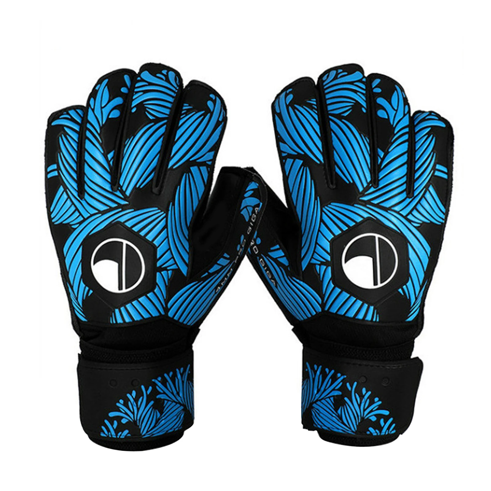 

Goalkeeper Gloves Full Finger Latex Guard Goalie Gloves Anti-slip Wear-resistant Finger Protective For Football Sport Equipment