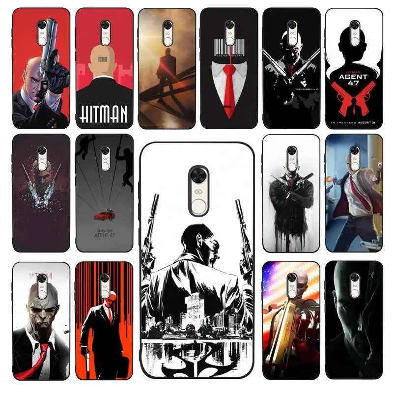 

Disney Hitman Phone Case for Redmi 5 6 7 8 9 A 5plus K20 4X 6 cover