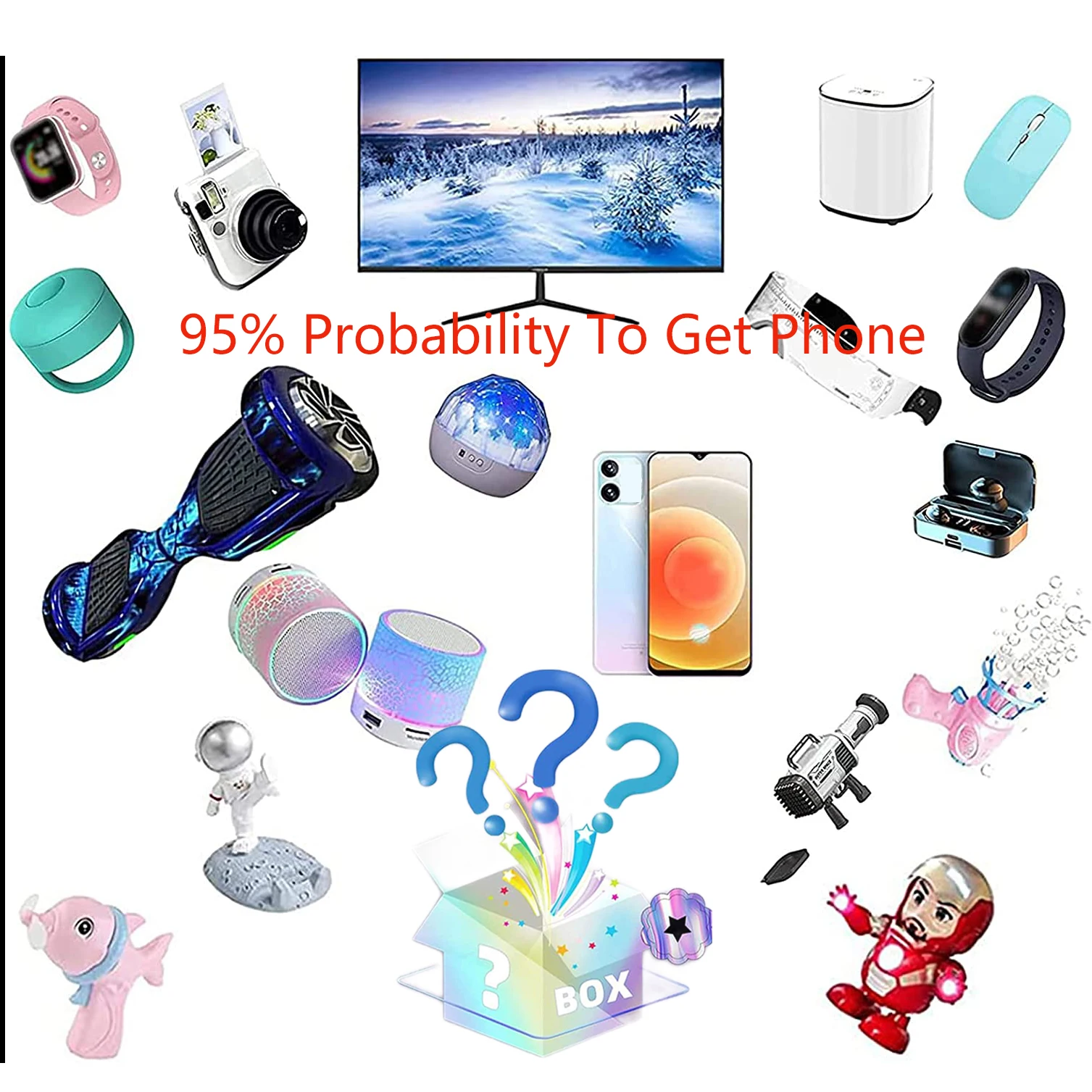 

2022 New Novelty Lucky Mystery Box Electric Luxury Surprise Mistery Box Mysterious Boxes Free Shipping Personalized Mystery Gift