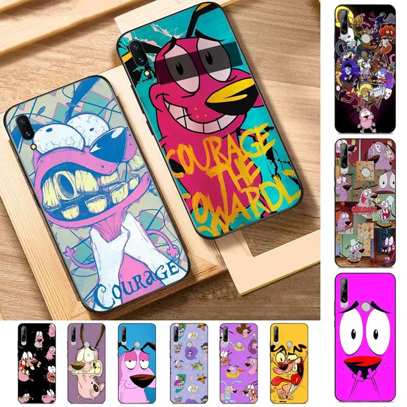 

D-Dog-Courage-The-Cowardlys Phone Case For Huawei Y9 6 7 5 Prime Enjoy 7s 7 8 plus 7a 9e 9plus 8E Lite Psmart Shell