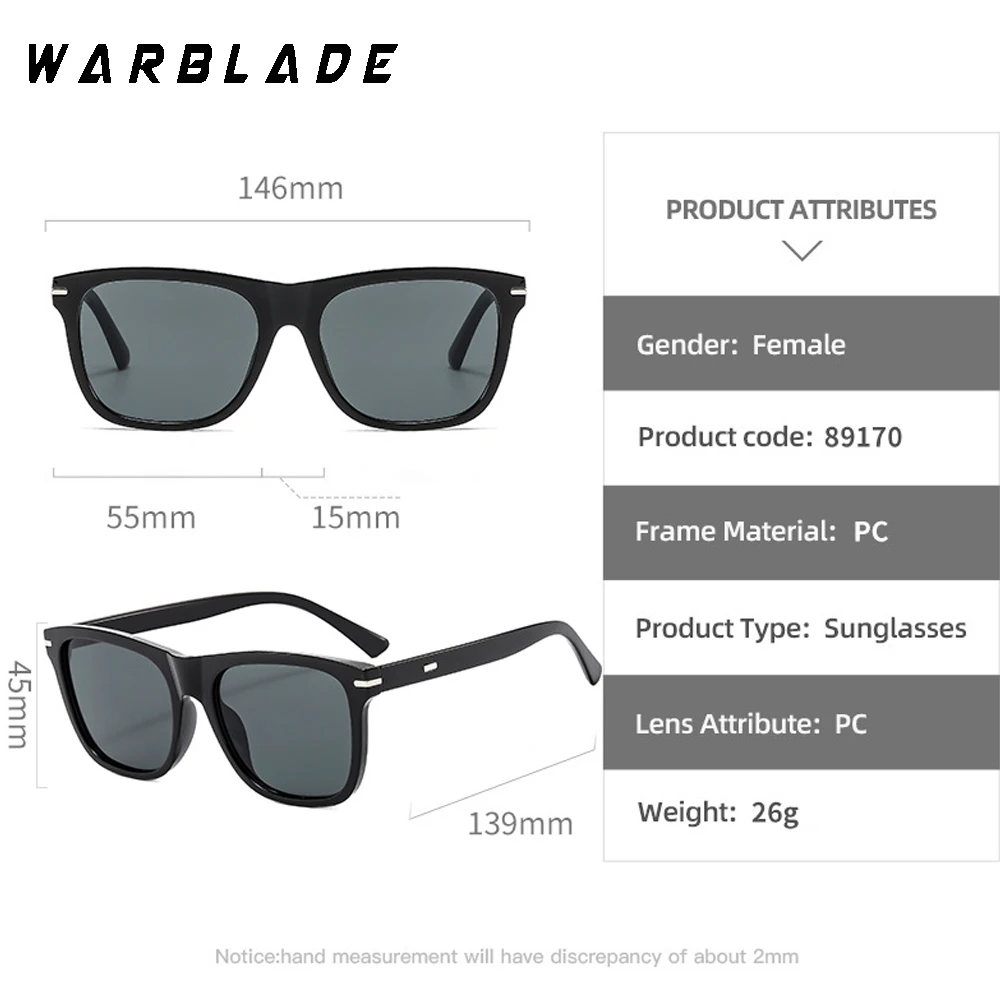 Квадратные солнцезащитные очки с заклепками для мужчин и женщин винтажные