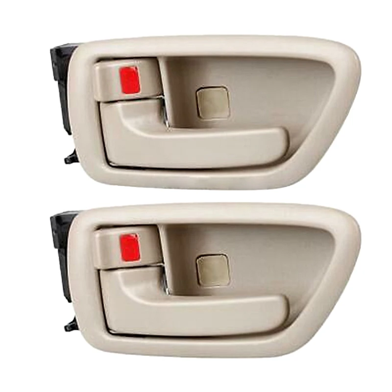 Автомобильная внутренняя дверная ручка для Toyota AVALON 2000-2004 RH 69205-AC010 LH 69206-AC010 2 шт.