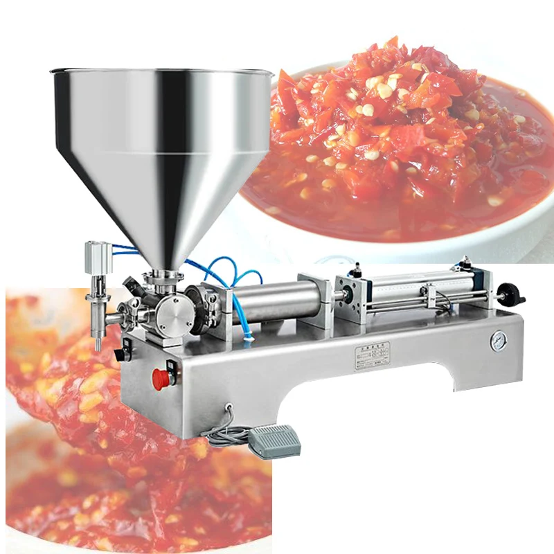 

Коммерческая Машина Для Розлива пасты из нержавеющей стали, пневматическая автоматическая машина для розлива жидкой пасты для крема, шампу...