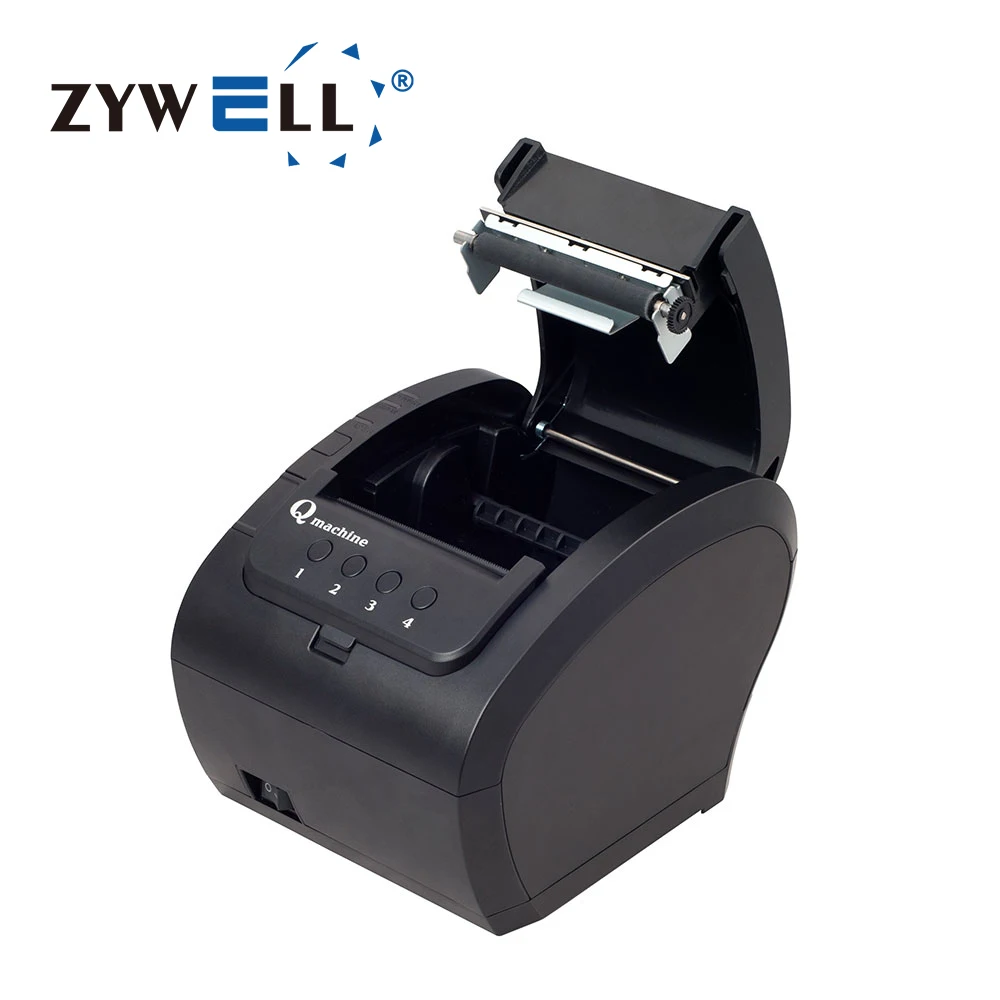 Фото Новинка 2026: Термопринтер чеков ZYWELL ZY307Q для POS-систем, 4 группы, 80 мм №1