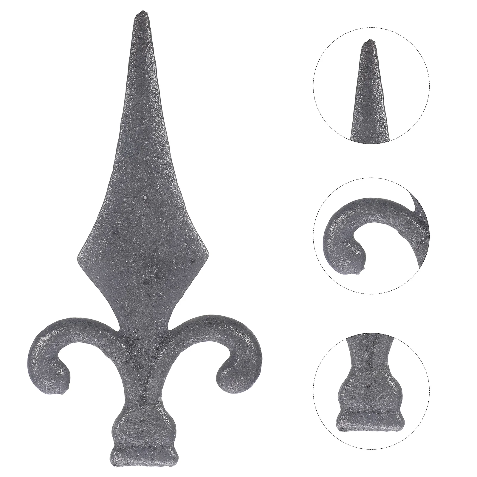 

Fence Finial 170mm Solderable Farmhouse Fence Pointed Shape Finial Supply