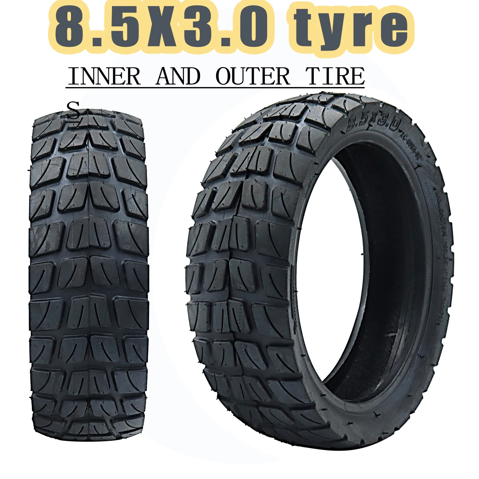 

8.5x3.0 Tire for Dualtron Mini For Xiaomi M365/Pro Series Electric Scooter Upgrade 8 1/2x2 Widened Thickened Anti-skid Tyre Part