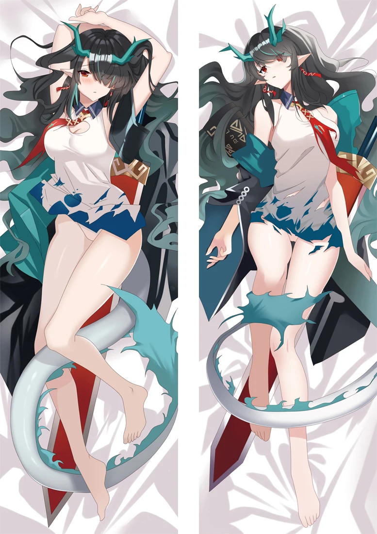 

180cm Arknights Dakimakura Kawaii Anime Pillow cover Sexy Hugging Body Pillow Waifu Jepanese Loli Girl Pillowcase Otaku Pillow