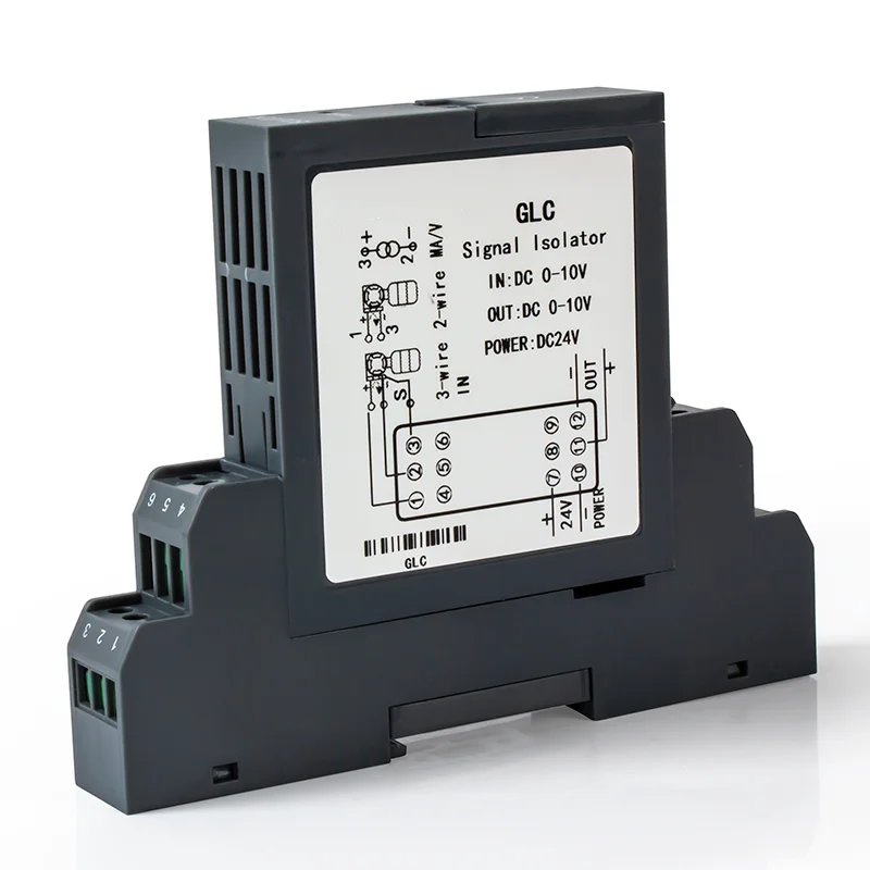 Изолятор сигнала 1 в выход 2 выхода Аналоговый изолятор 4-20 мА 0-10 В 0-5 0-75 мВ