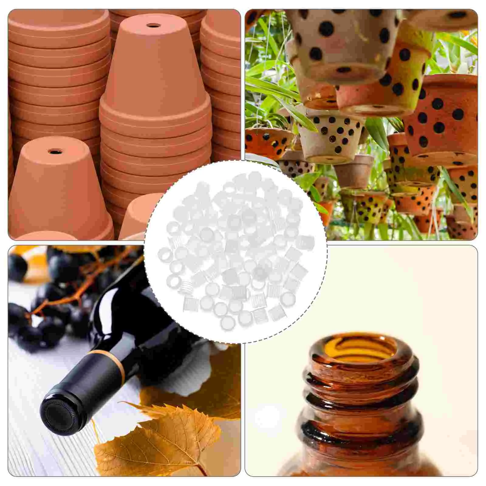 100 шт. пластиковая пробка для бутылок коллекция чернил чашки палочка солонный