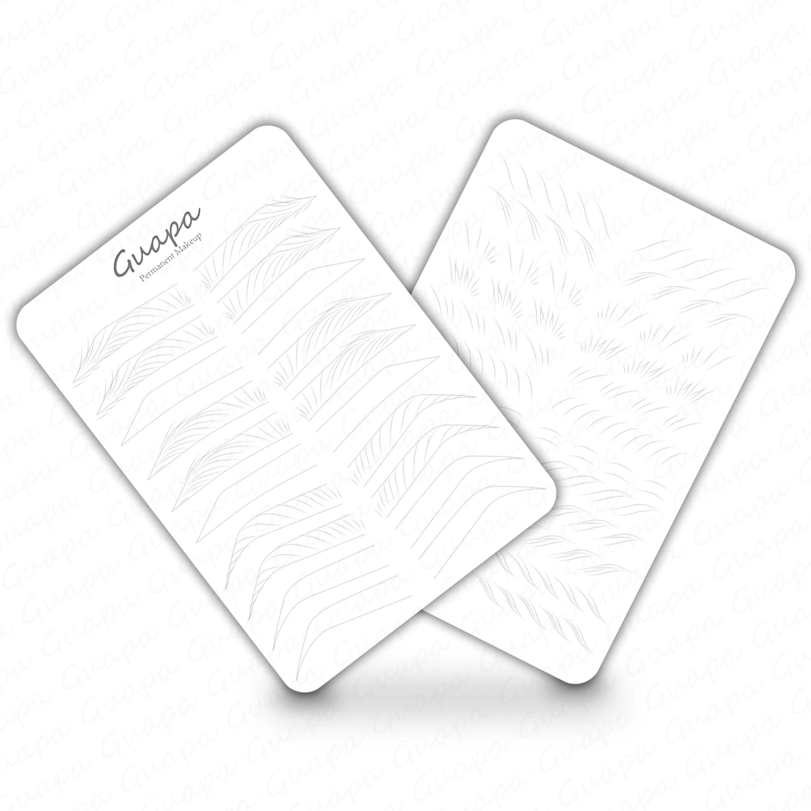 Двусторонний тонкий точечный нано-ролик для практики татуажа бровей Базовая