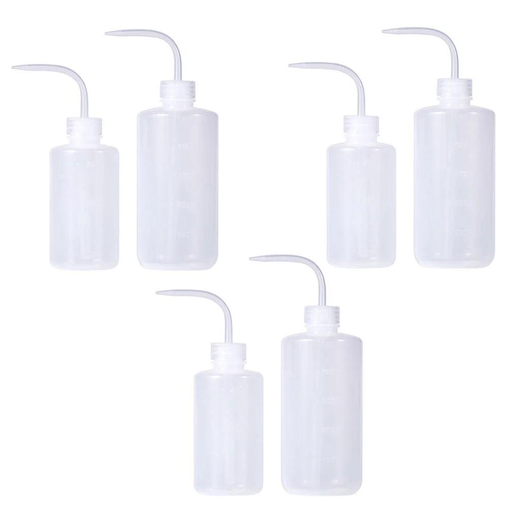 

6pcs 250ML 500ML Squeeze Bottle Wash Bottle Watering Tool Liquid Storage Bottles