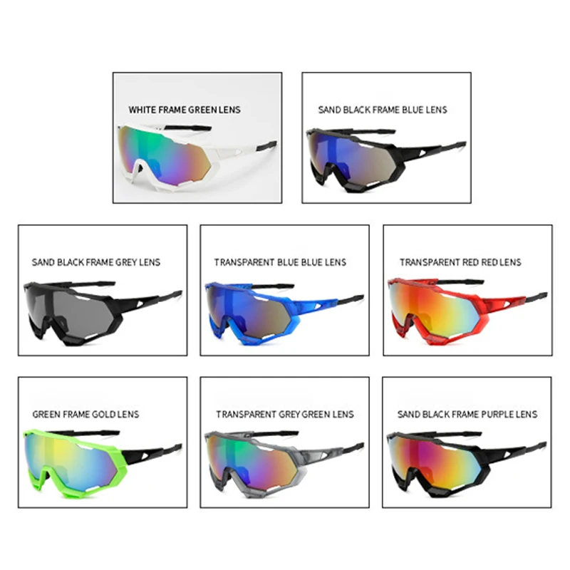 

Универсальные солнцезащитные очки, практичные велосипедные очки, стильный набор высококачественных солнцезащитных очков, поляризованные очки, спортивные трендовые, прочные