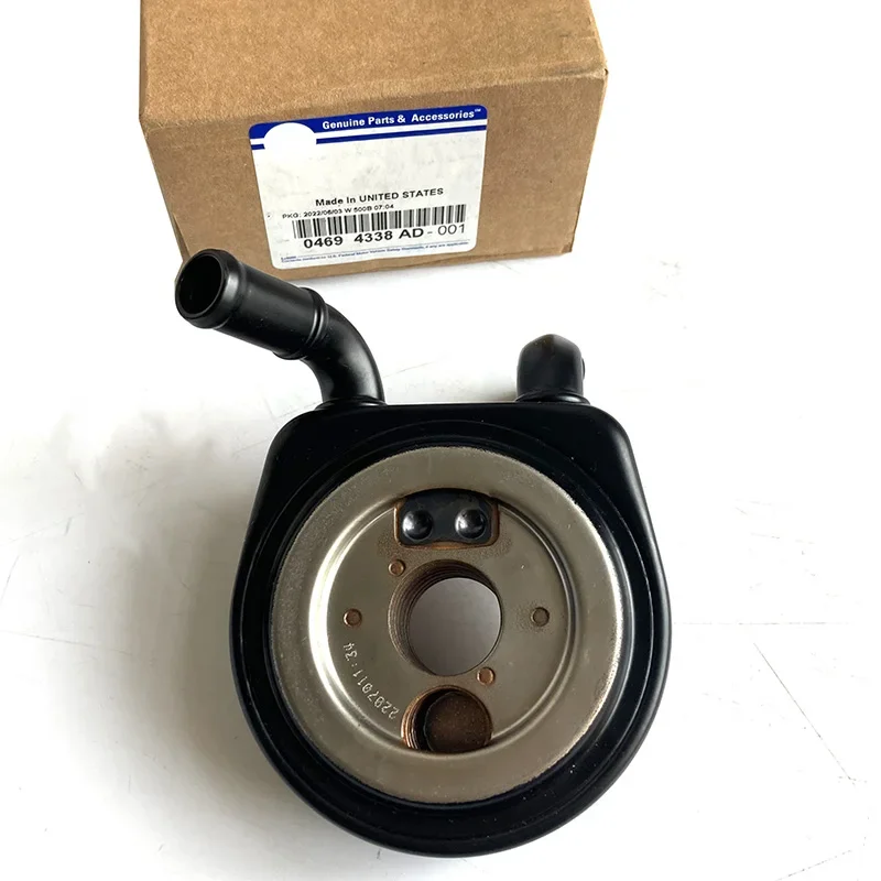 Новый Оригинальный масляный радиатор двигателя Assy OEM 04694338AC 4694338AD для Dodge Caravans Chrysler