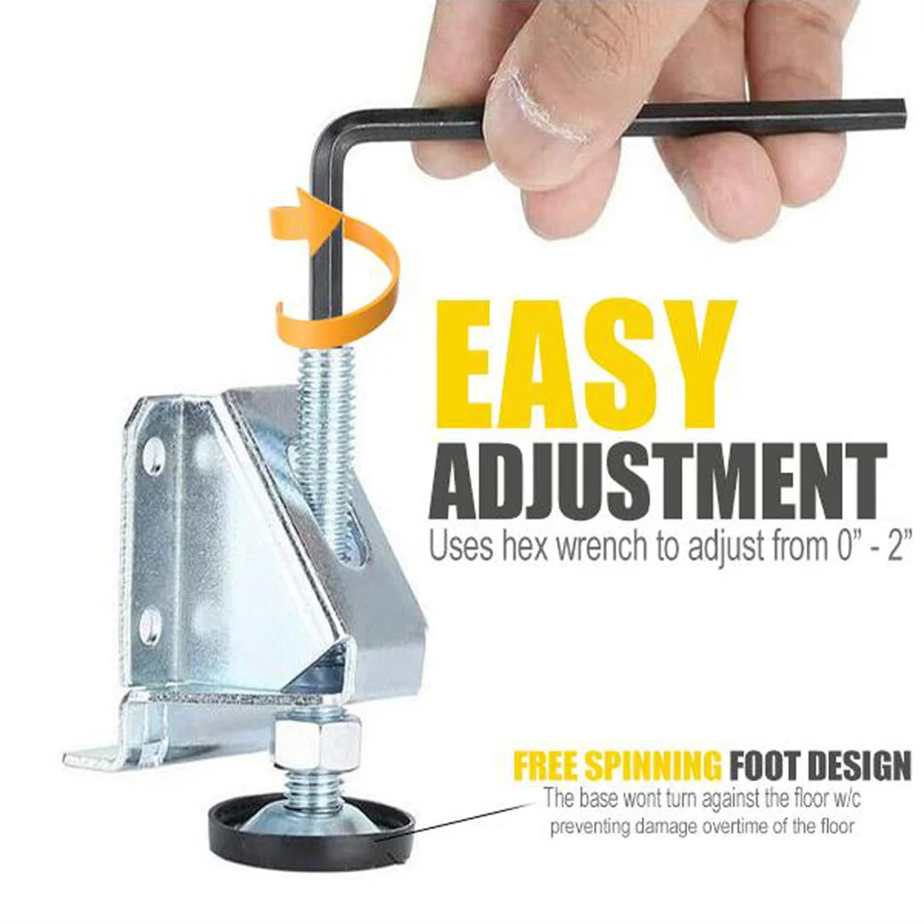 

Furniture Leveling Foot Workbench Cupboard Closet Leg Leveler Adjuster