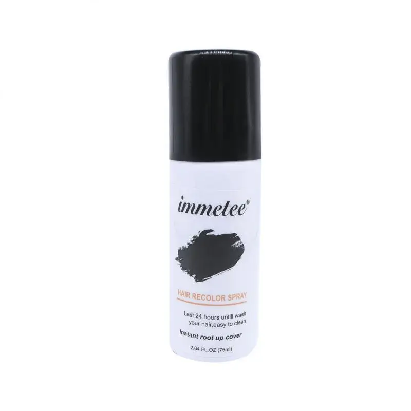 Spray Temporary Long Lasting Cover Gray Hair Natural Color Not Hurting Hair Coloring