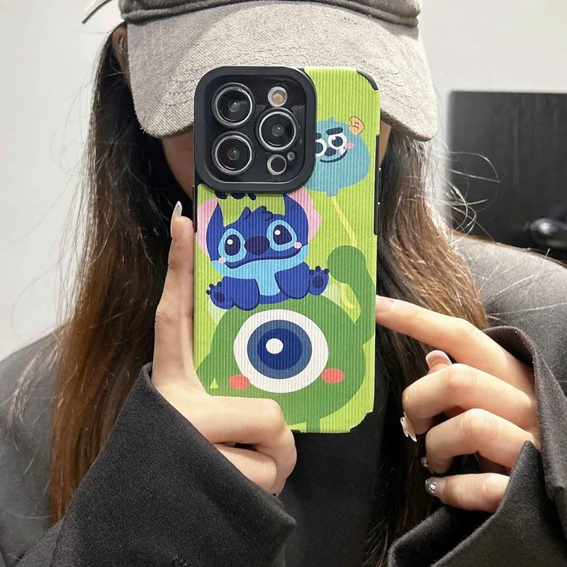 

Cute Cartoon Stitch Disney Soft TPU Silicone Back Cover Phone Case for IPhone 14 13 12 11 Pro Promax Xsmax XR XS X Wholesale