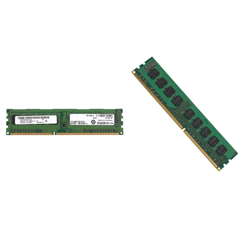 

2 Pcs DDR3 4GB Ram PC3 1.5V Desktop PC Memory 240Pins System High Compatible For (4 GB)-1600Mhz & 1333Mhz