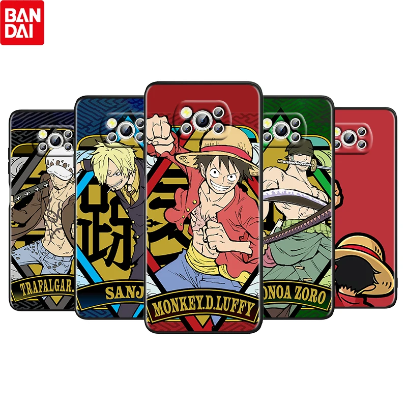 

Cartoon One Piece For Xiaomi Poco X3 NFC F3 GT M4 M3 M2 F2 F1 X2 Pro Silicone Soft TPU Black Phone Case Funda Coque Capa Cover