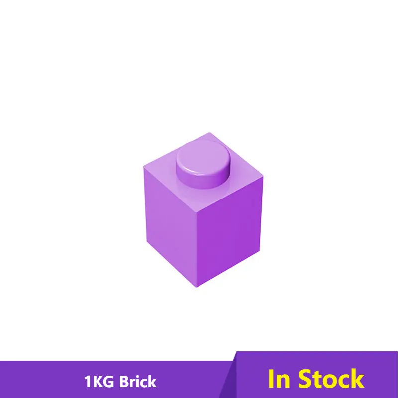 

1KG MOC Assembles Particles 3005 1x1 brick Building Blocks Educate Replaceable Parts Toys For Child Gift 2300PCS