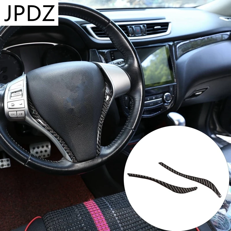 

Рамка рулевого колеса из АБС-пластика, отделка панели, декоративный чехол для Nissan X-Trail 2014-2018, автомобильные стили