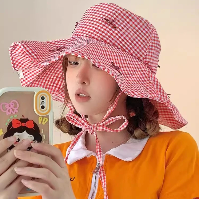 Панама женская универсальная с большими полями и защитой от солнца