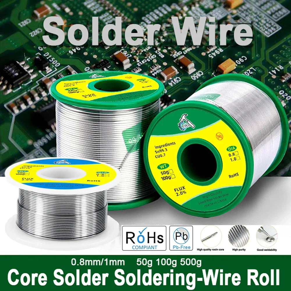 500 г/100 г/50 г CF-25 олово для припоя 0 8/1 мм рулон чистая канифоль сварочный сердечник