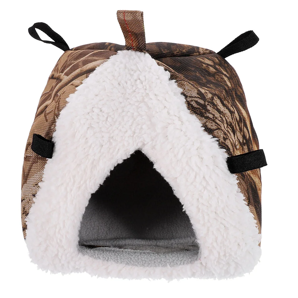 

Chinchilla House Lovely Sturdy Hamster Hideout Decor Supply Household Hut Nest Winter